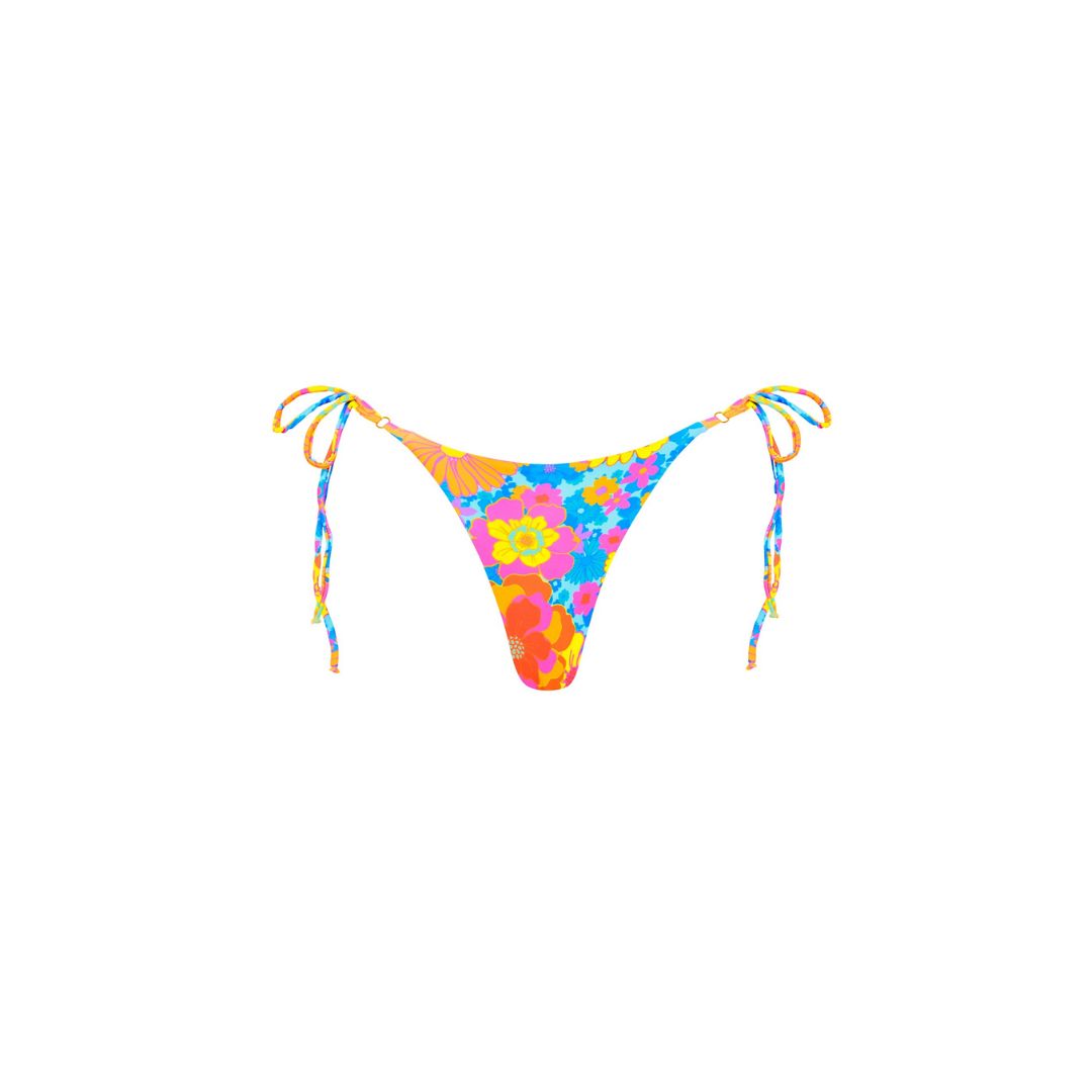 Thong Tie Side Bikini Bottom - Sapphire Sun sold by Kulani Kinis