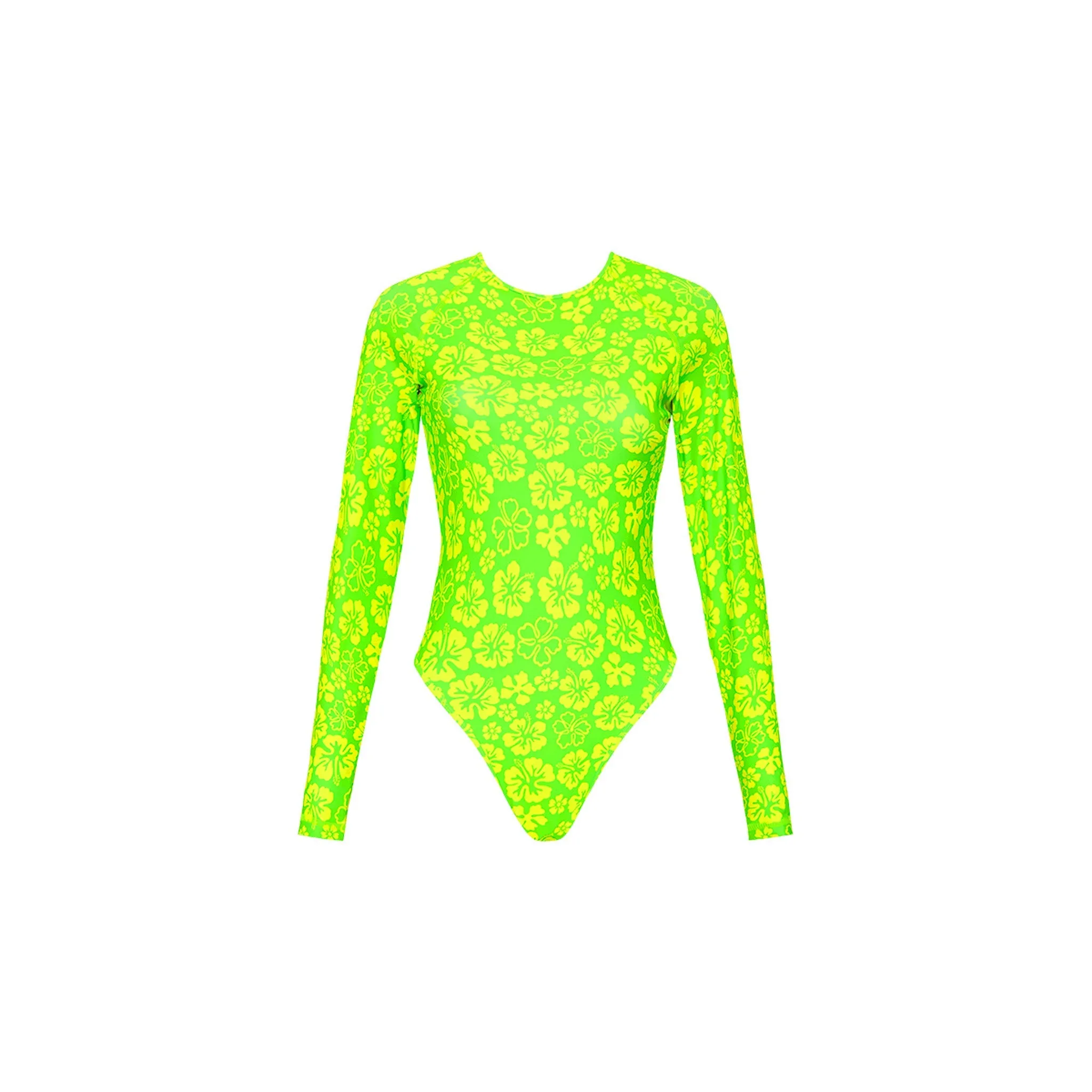 Long Sleeve Surf Suit - Aloha Lime sold by Kulani Kinis