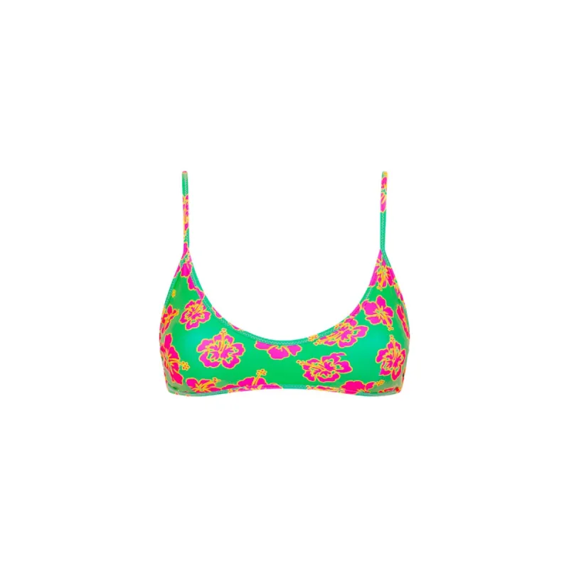 Minimal Tie Back Bikini Top - Melon Sorbet sold by Kulani Kinis