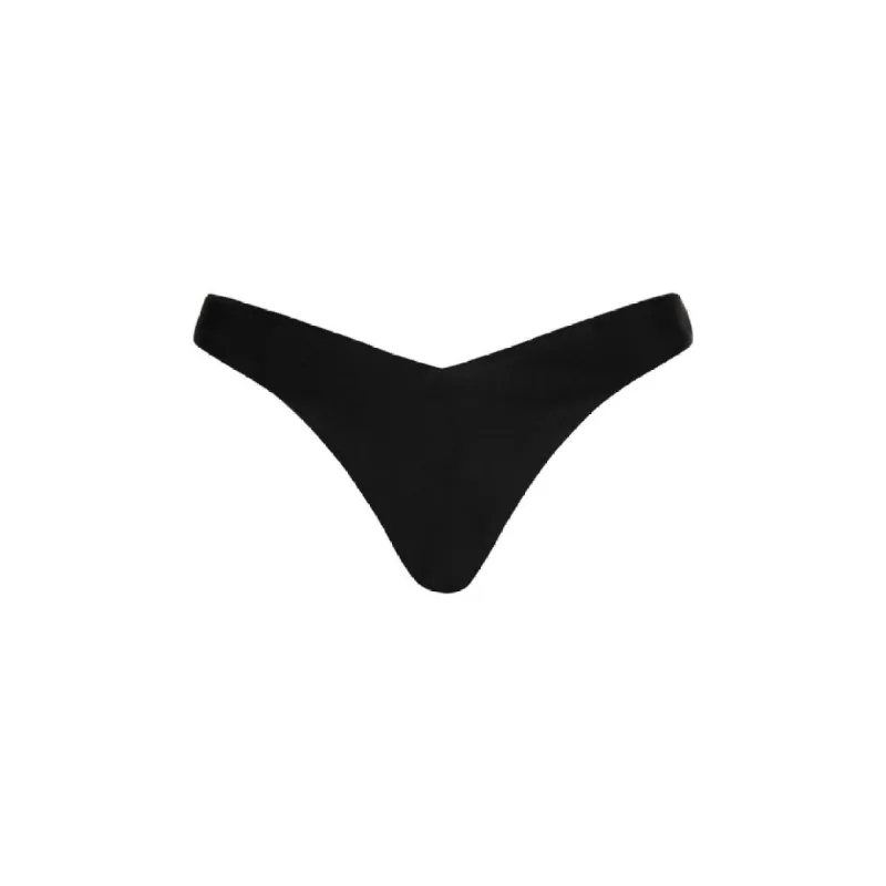 Y Cheeky Bikini Bottom - Pitch Black sold by Kulani Kinis