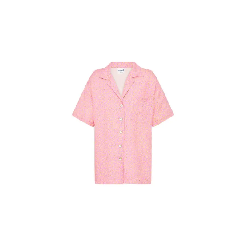 Oversized Linen Shirt - Pretty Petals sold by Kulani Kinis