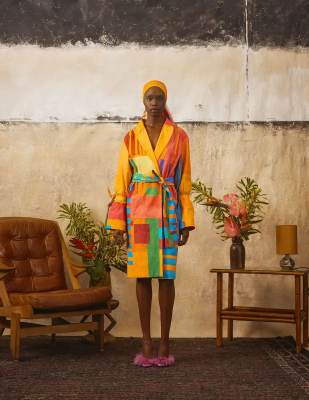 Patternmaster Trench Coat made by House of Aama