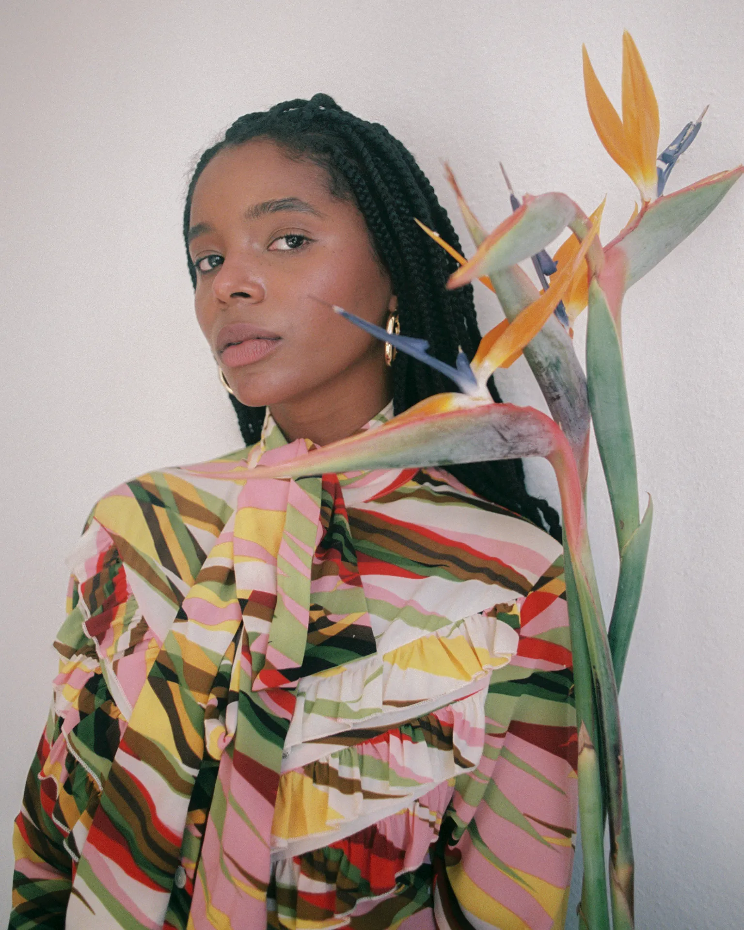 Rebecca Pussybow Dress - Abstract Print sold by House of Aama product image thumbnail 5