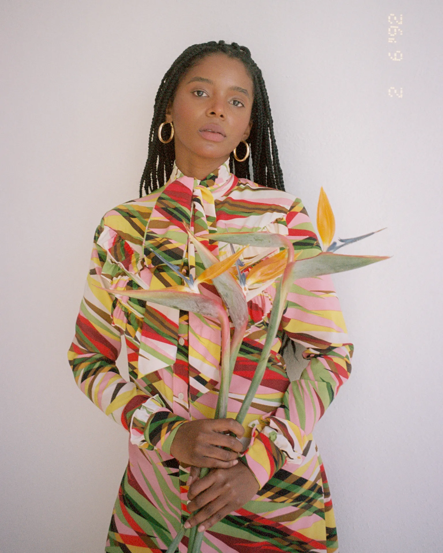 Rebecca Pussybow Dress - Abstract Print sold by House of Aama product image thumbnail 4