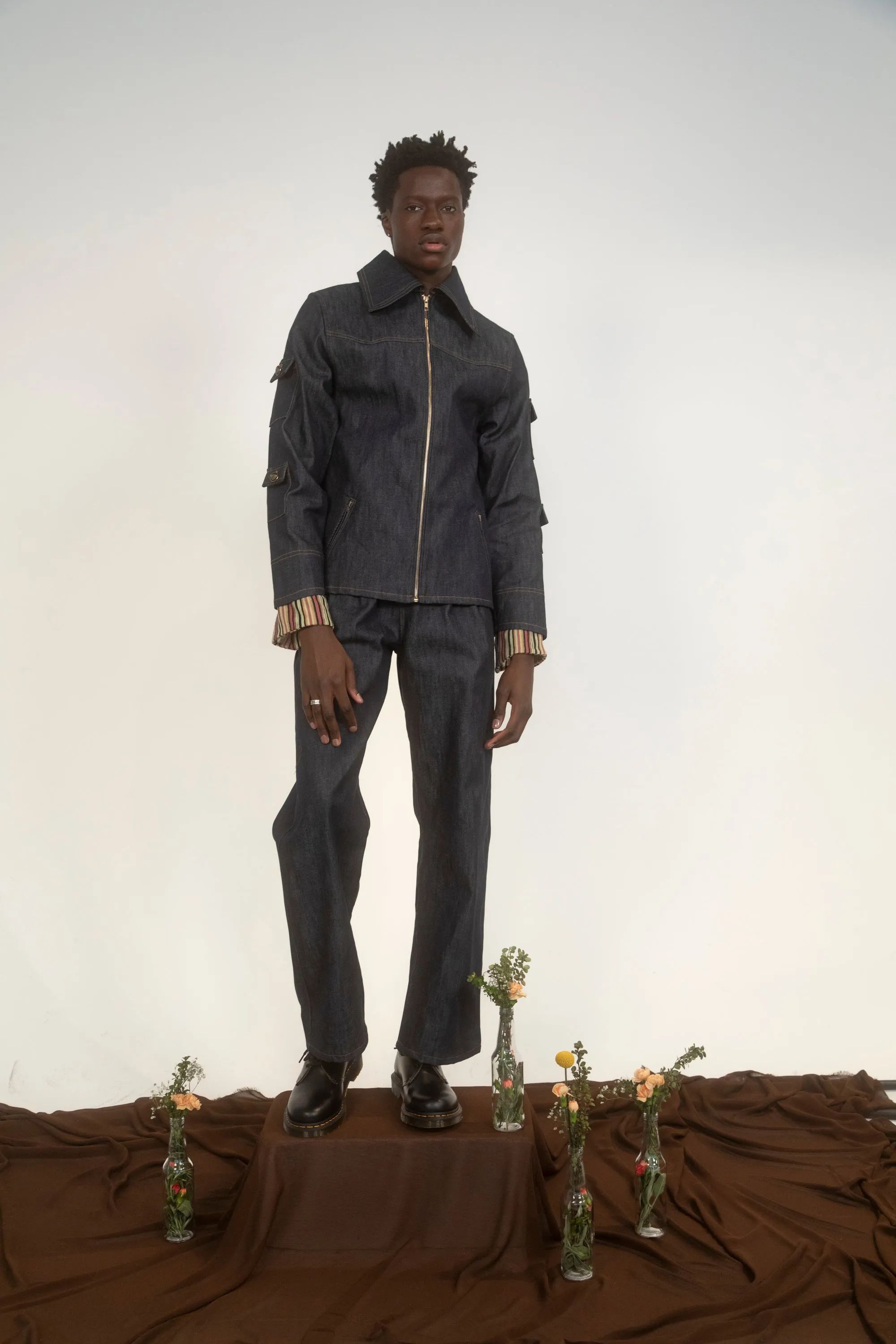 Lumber Pants- Blue Denim-Pre-Order sold by House of Aama product image thumbnail 4