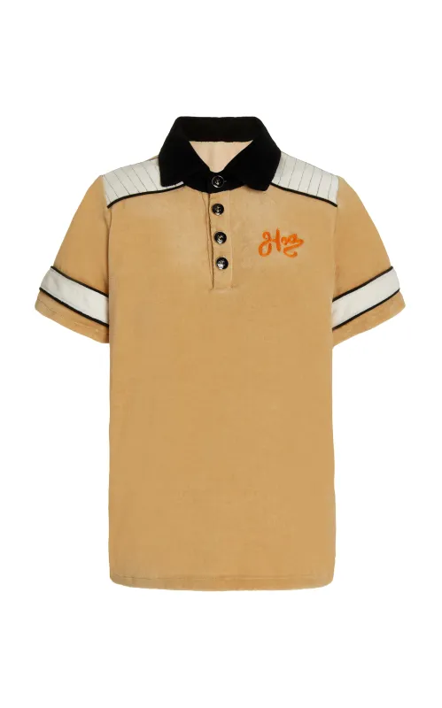 Louie Terry Collared Polo Top - Pre Order sold by House of Aama