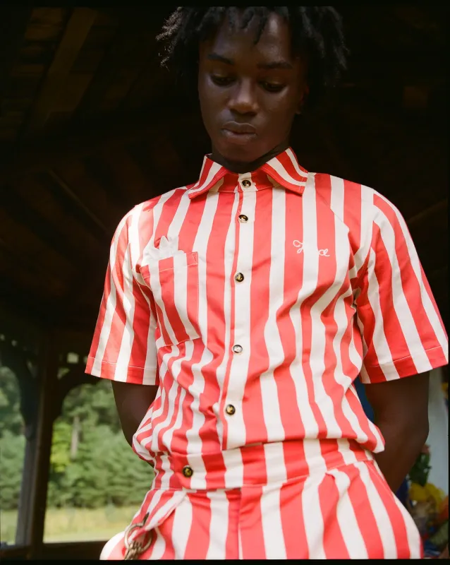 Azaka Button Up Cabana Stripe - Pre Order made by House of Aama