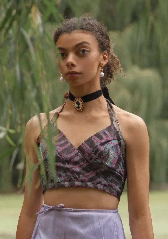 Regal Halter Top sold by House of Aama