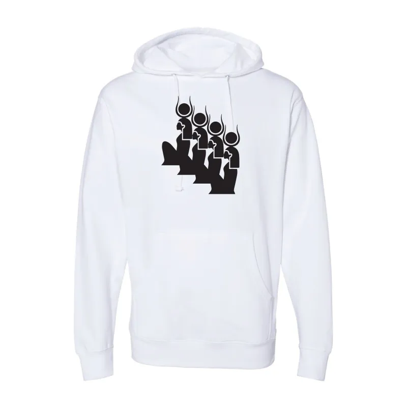 Goddess White Hoodie made by House of Aama