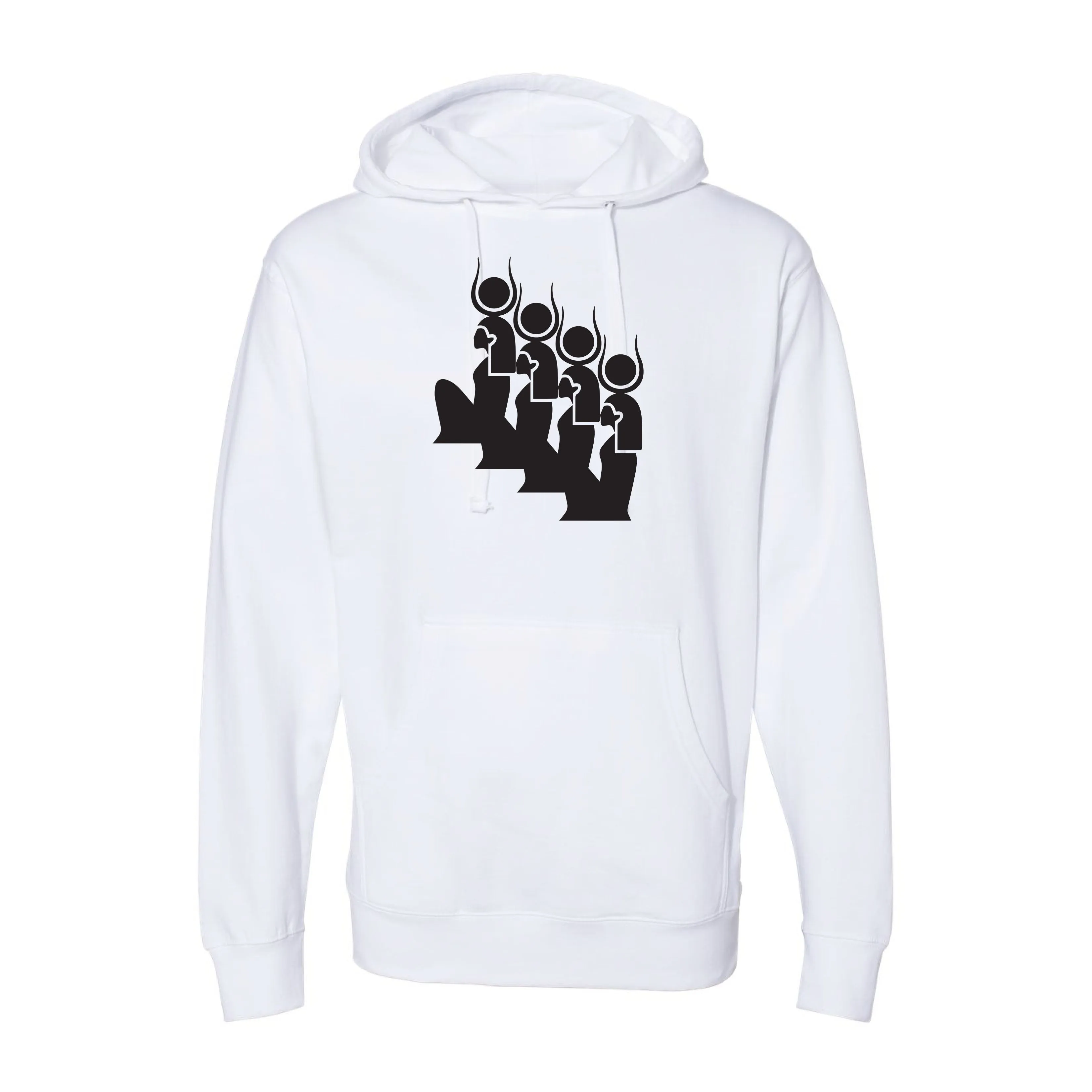 Goddess White Hoodie sold by House of Aama