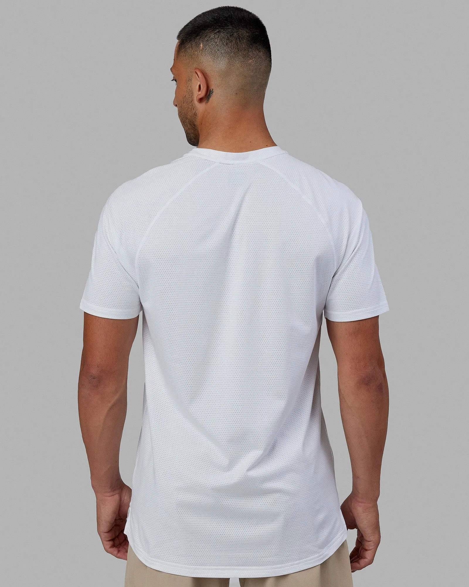 Perform VapourFLX Tee - White Marl sold by LSKD product image thumbnail 4