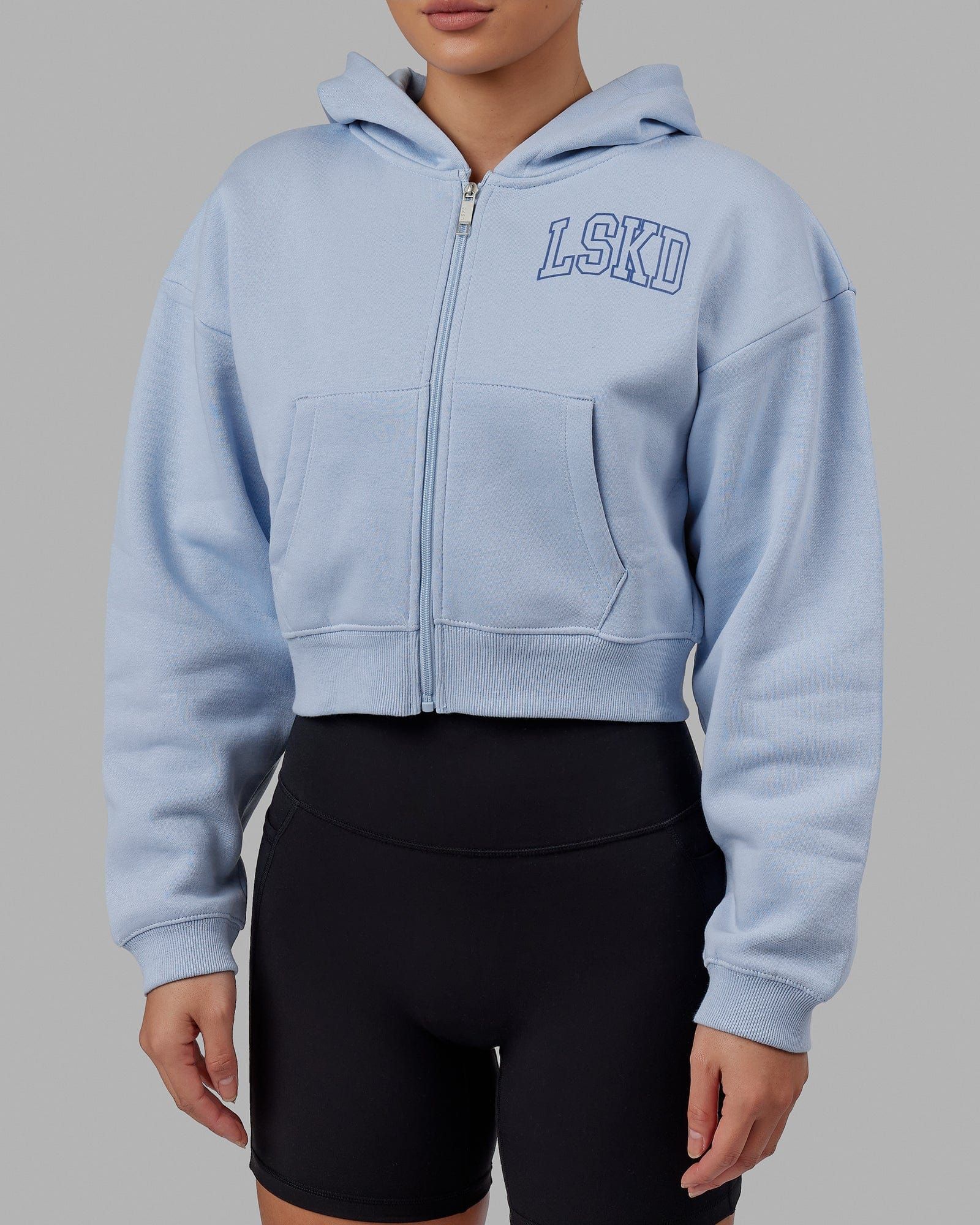 Guild Cropped Hoodie - Windsurfer-Power Cobalt sold by LSKD product image thumbnail 5