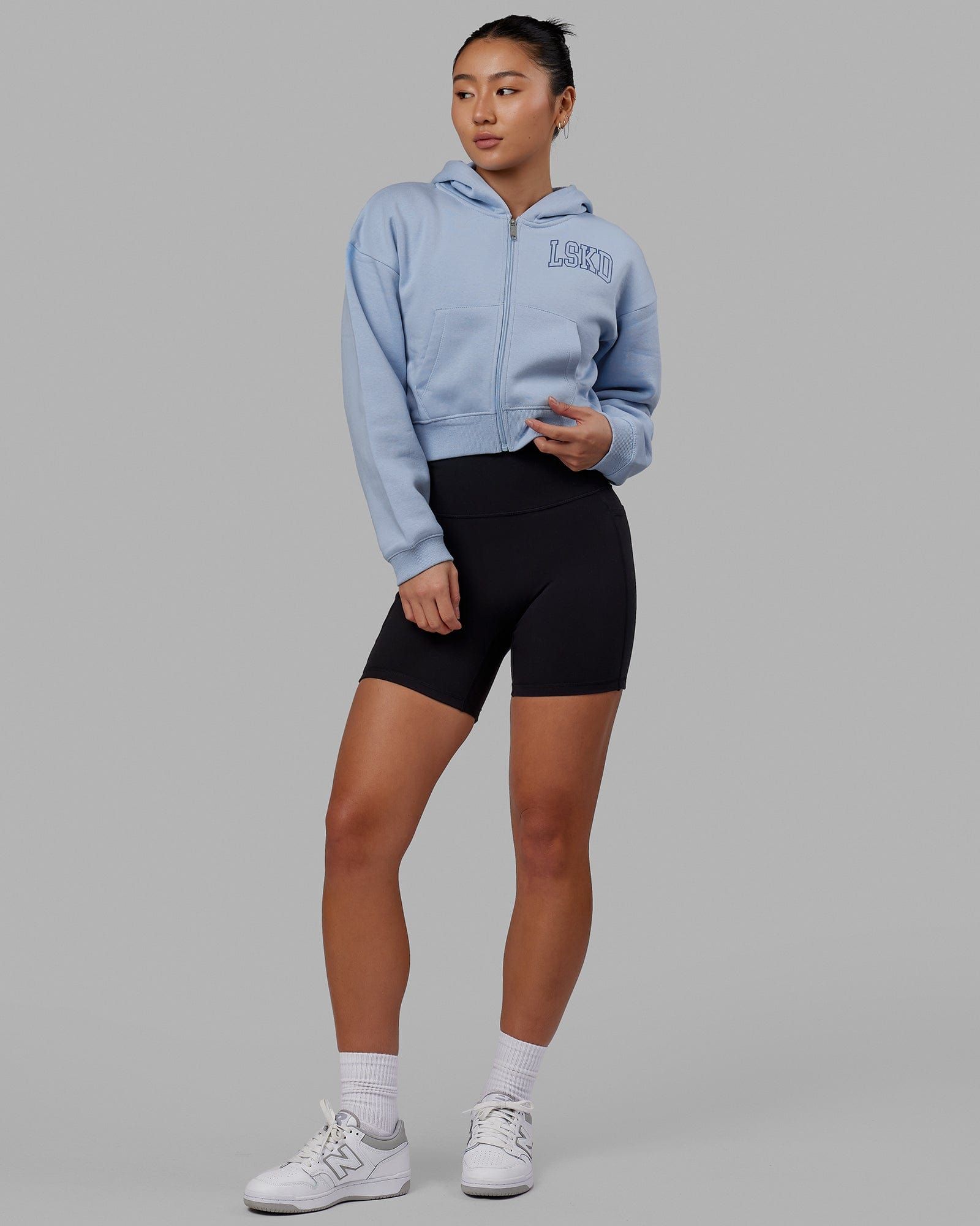 Guild Cropped Hoodie - Windsurfer-Power Cobalt sold by LSKD product image thumbnail 2