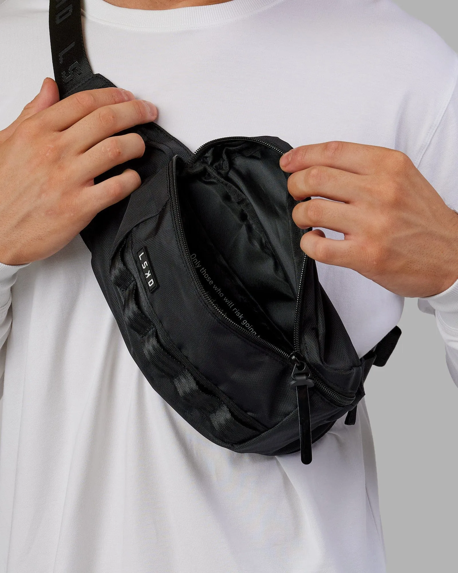 Hike Crossbody Bag - Black sold by LSKD product image thumbnail 3