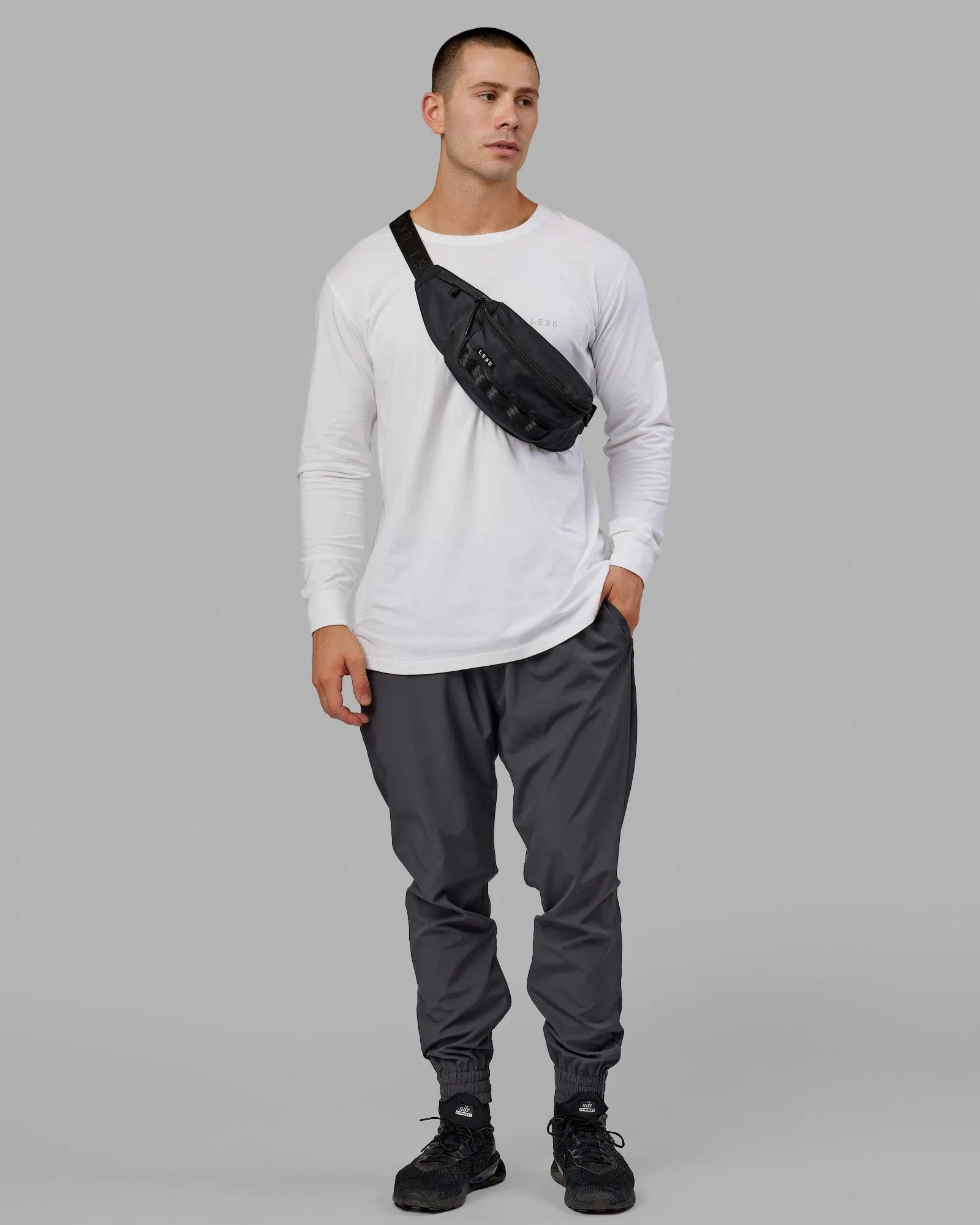 Hike Crossbody Bag - Black sold by LSKD product image thumbnail 4