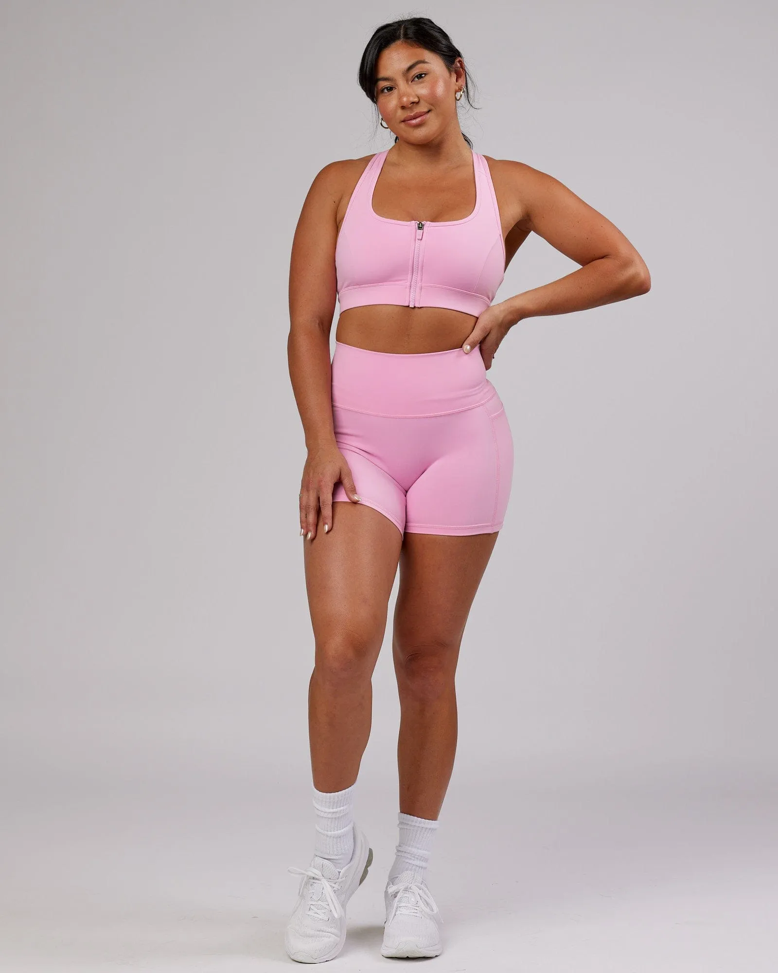 Sprint Sports Bra - Pink Frosting sold by LSKD product image thumbnail 4