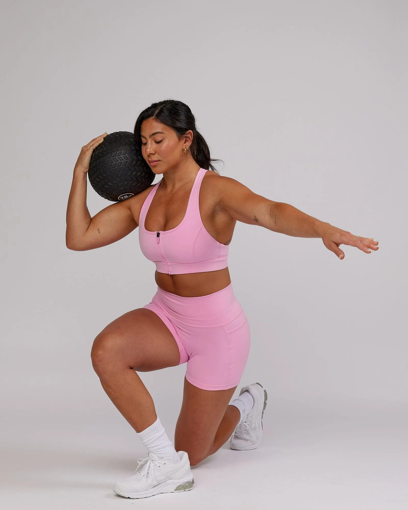 Sprint Sports Bra - Pink Frosting sold by LSKD product image thumbnail 3