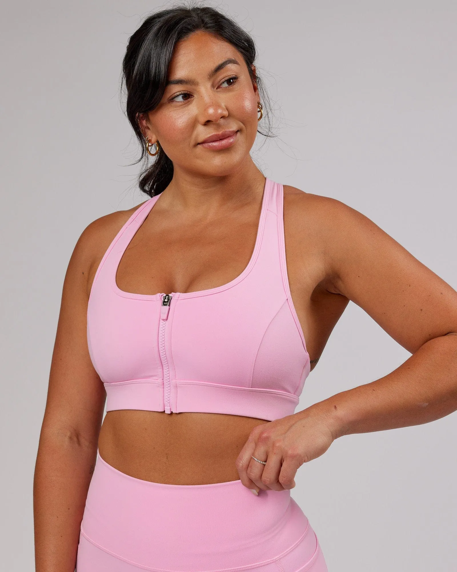 Sprint Sports Bra - Pink Frosting sold by LSKD