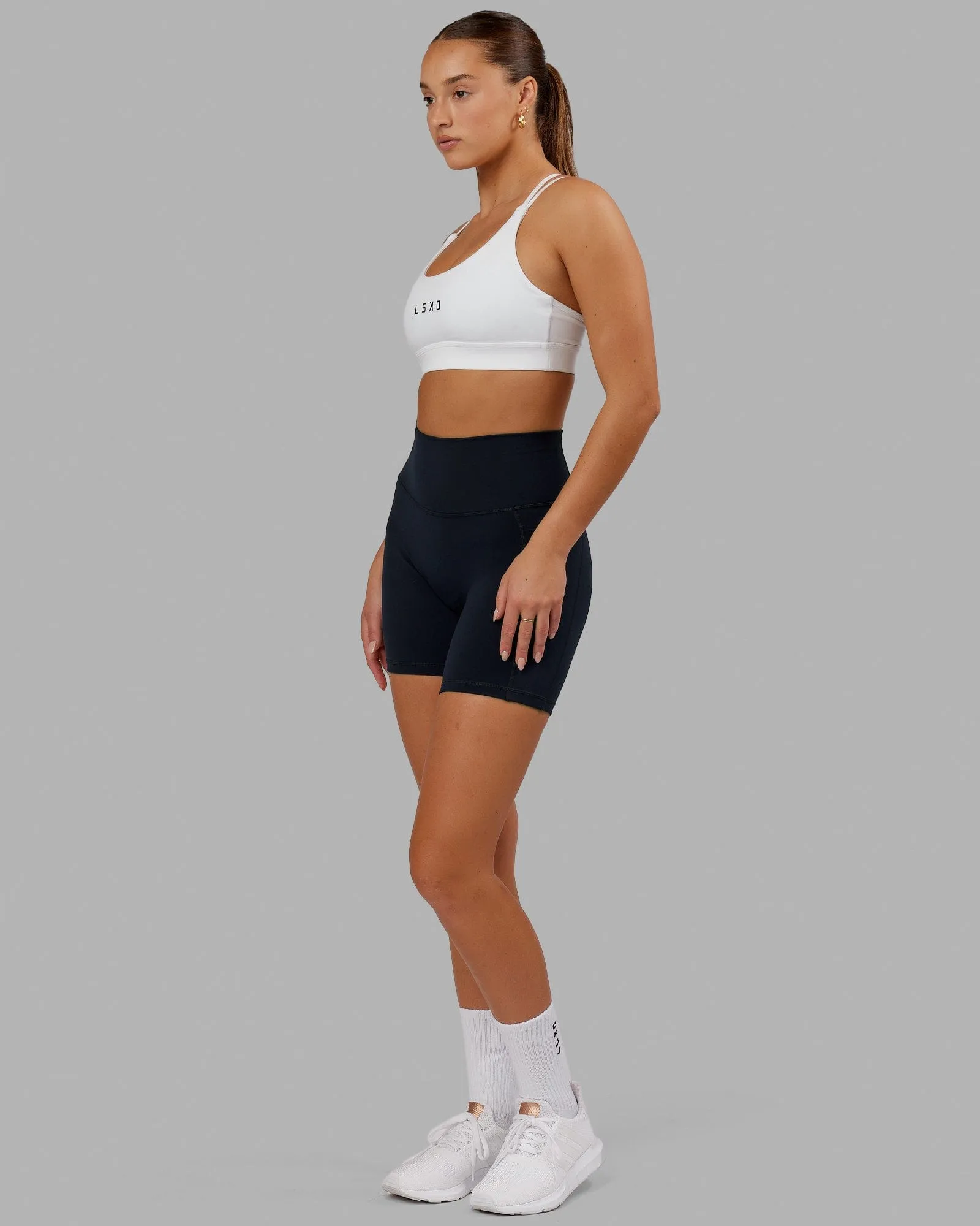 Bridge Sports Bra - White sold by LSKD product image thumbnail 3