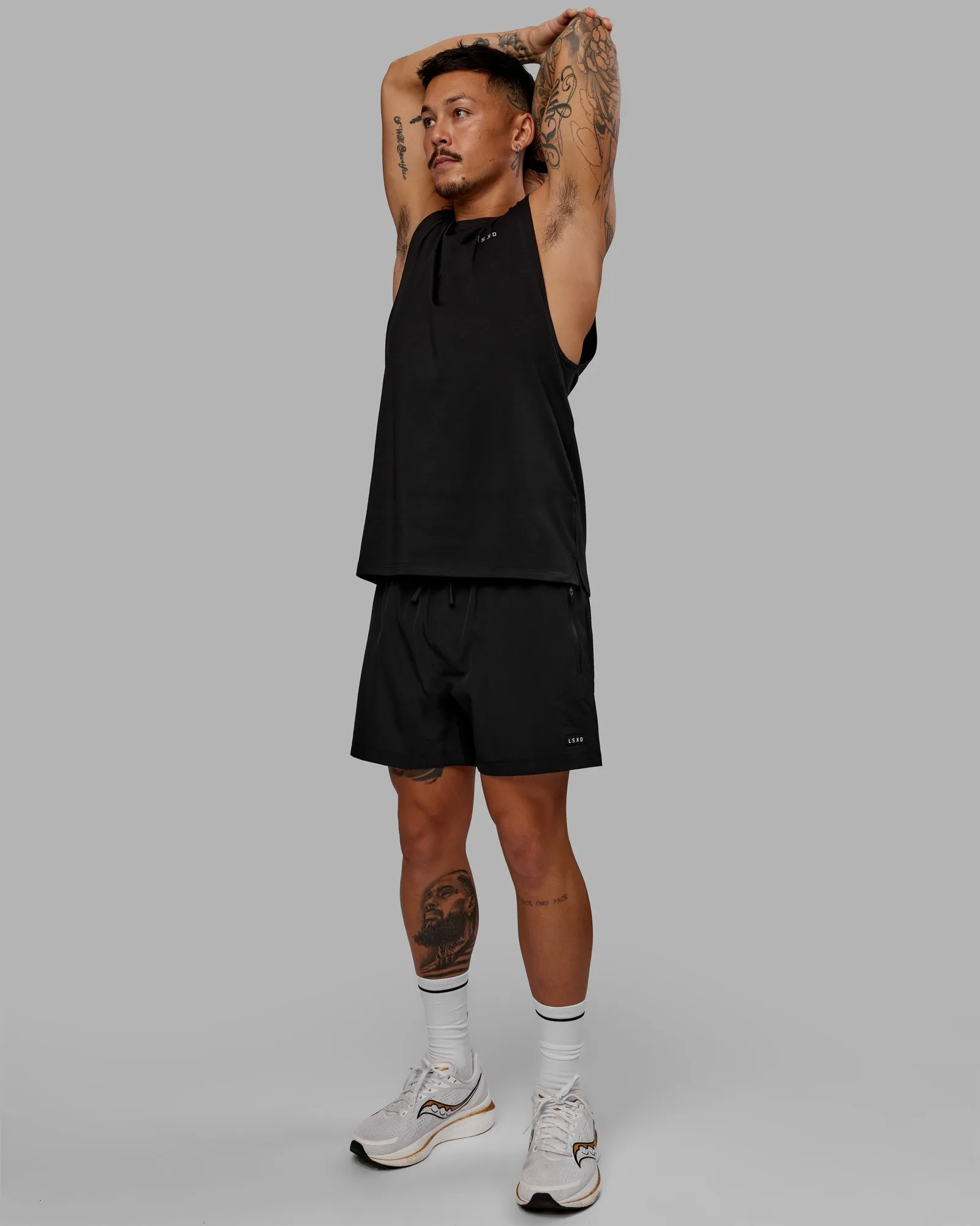 Perform VapourFLX Muscle Tank - Black-Reflective sold by LSKD product image thumbnail 2