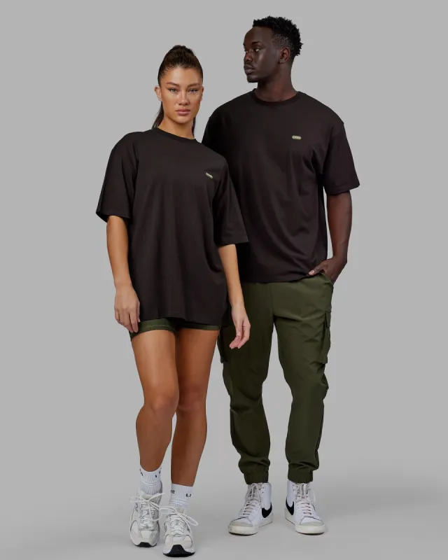 Unisex Capsule FLXCotton Tee Oversize - Dark Walnut sold by LSKD