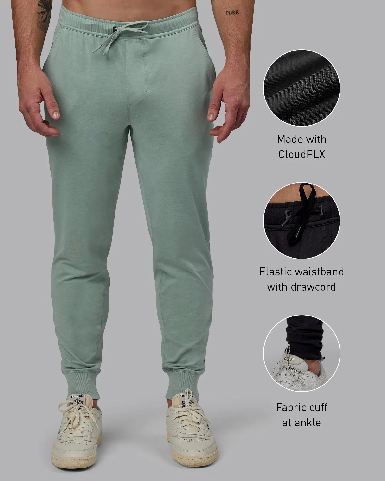 Restore CloudFLX Jogger - Iceberg Green Marl sold by LSKD product image thumbnail 2