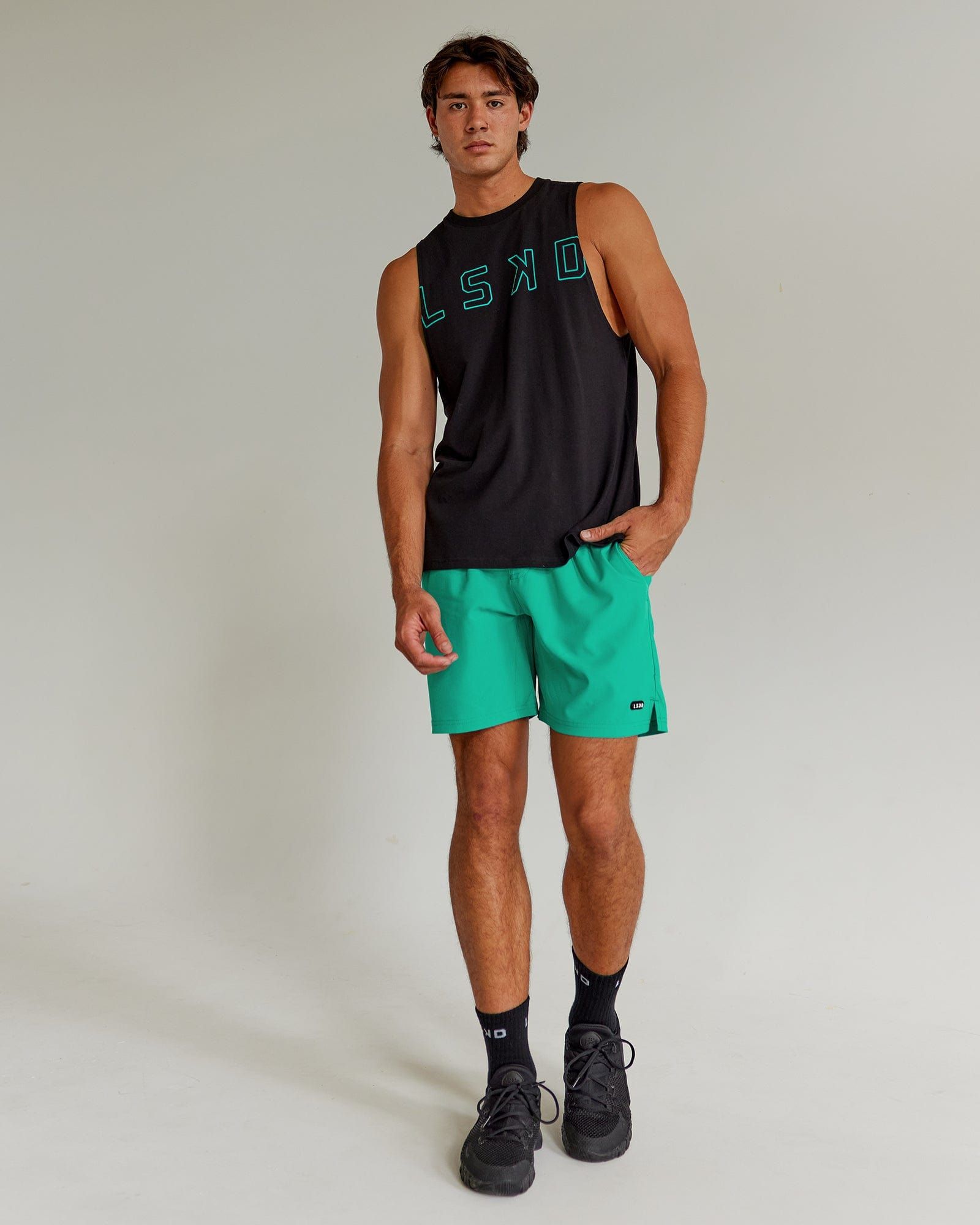Capsule 7" Performance Short - Hyper Teal sold by LSKD product image thumbnail 5