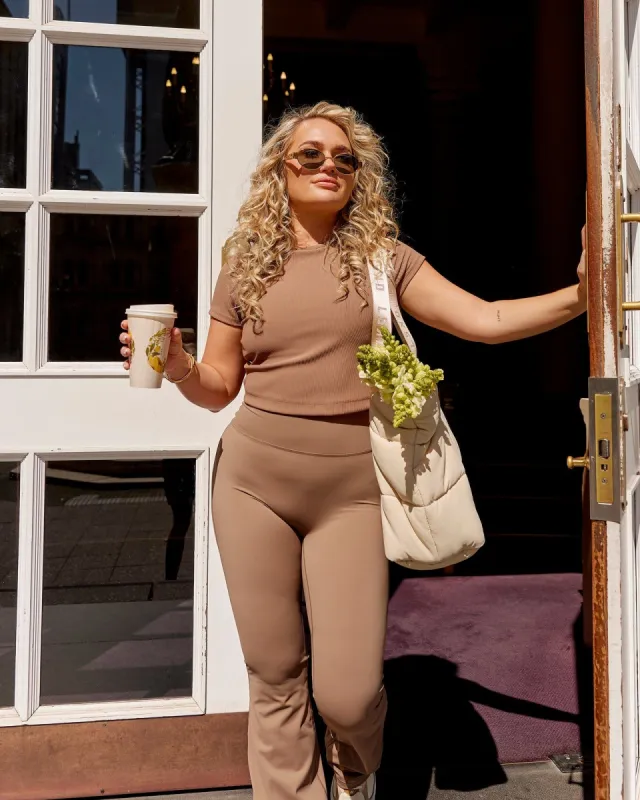 Creator Ribbed Tee - Doe sold by LSKD