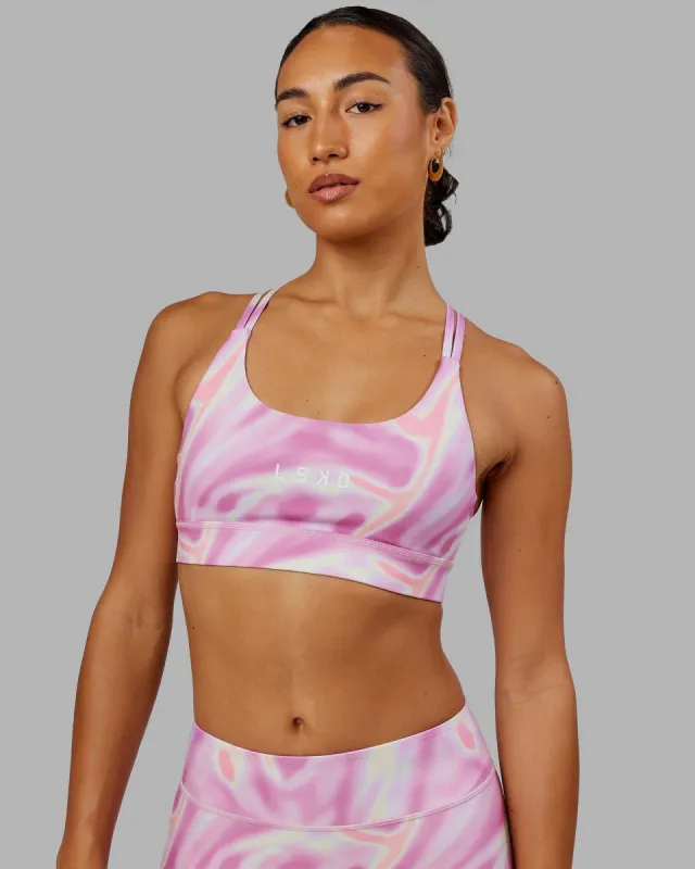 Bridge Sports Bra - Euphoria Pink sold by LSKD
