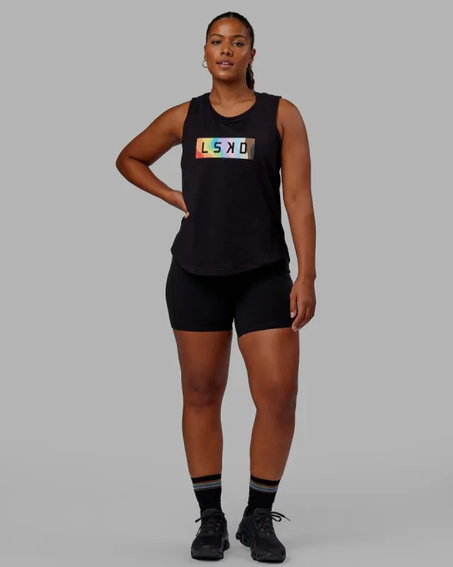 Luna Tank - Pride-Black sold by LSKD