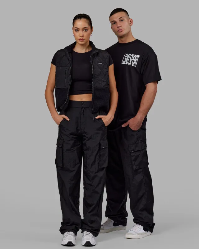 Unisex All Day Performance Cargo Pant - Black sold by LSKD