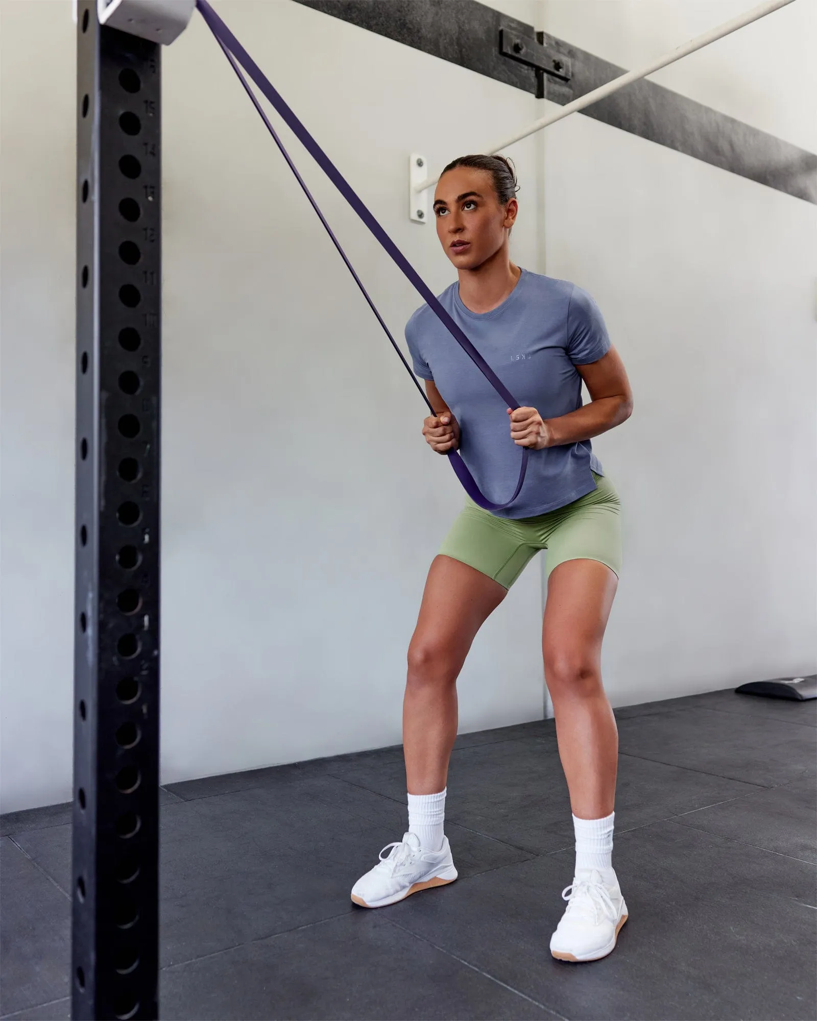 Deluxe PimaFLX Tee - Blue Ice sold by LSKD