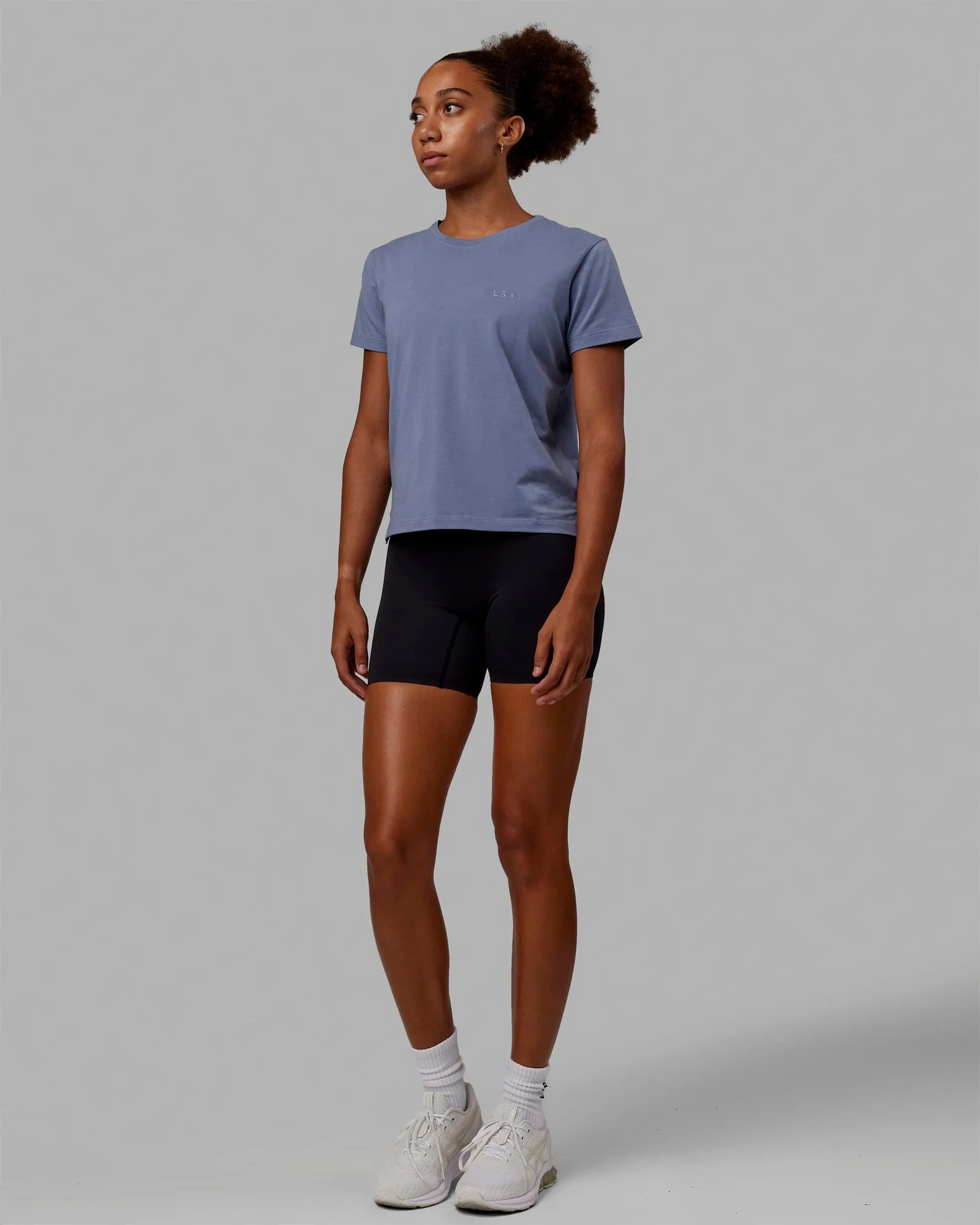 Deluxe PimaFLX Tee - Blue Ice sold by LSKD product image thumbnail 3