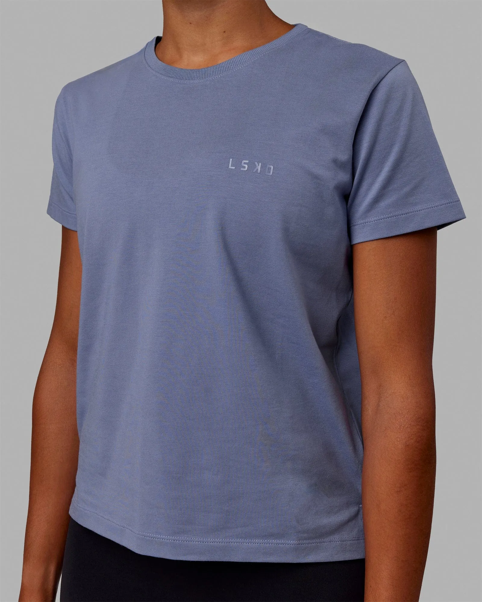 Deluxe PimaFLX Tee - Blue Ice sold by LSKD product image thumbnail 5