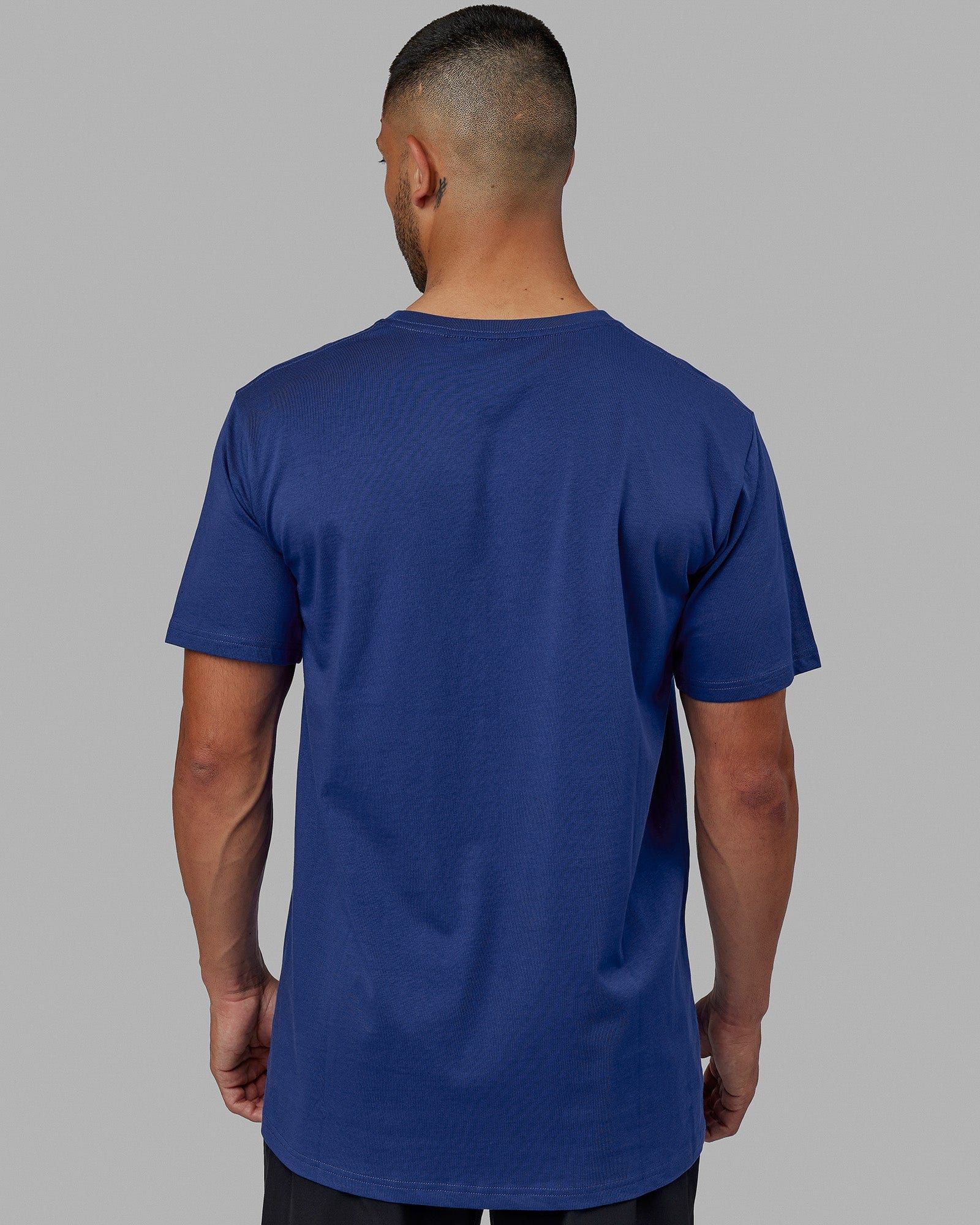 Structure Tee - Galactic Cobalt-White sold by LSKD product image thumbnail 4