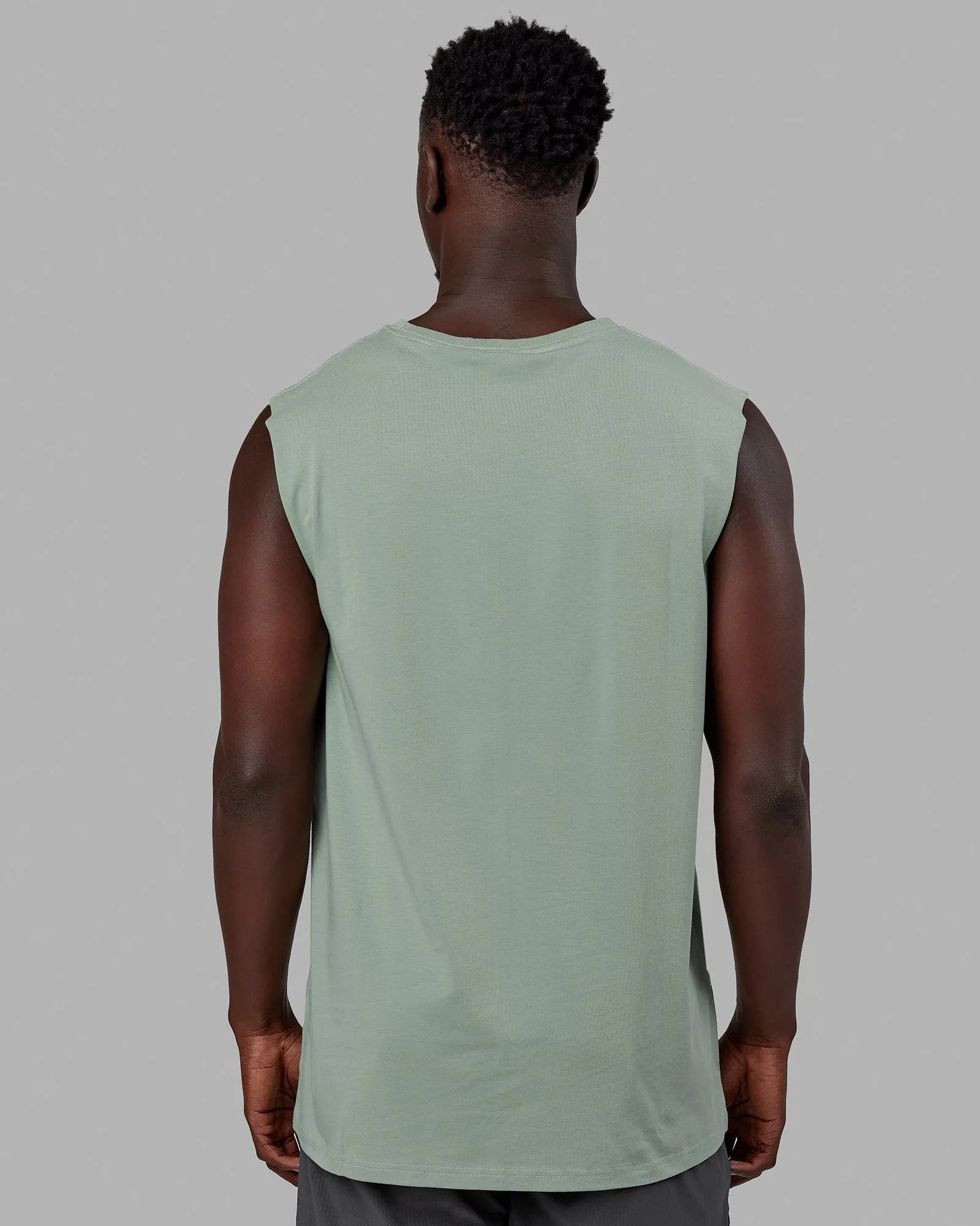 Base FLXCotton Tank - Iceberg Green sold by LSKD product image thumbnail 5