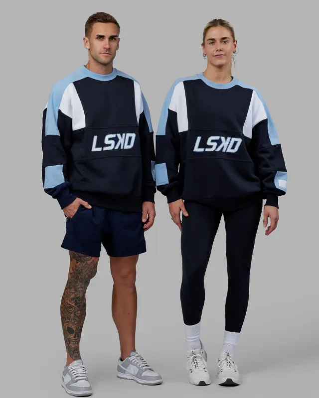 Unisex Slam Sweater Oversize - Navy-Blue sold by LSKD