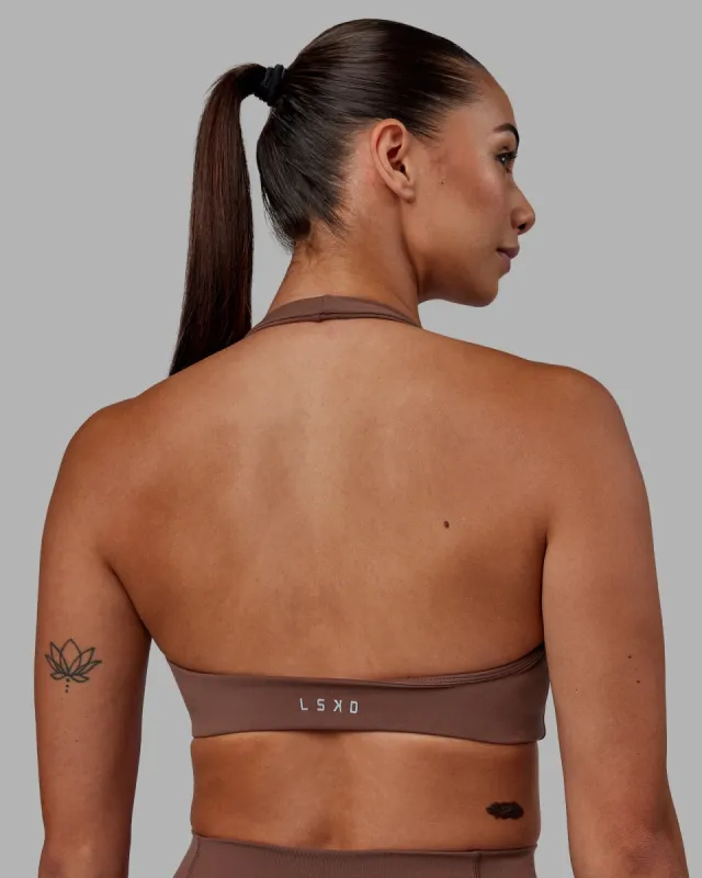 Challenger Sports Bra - Dull Rust sold by LSKD