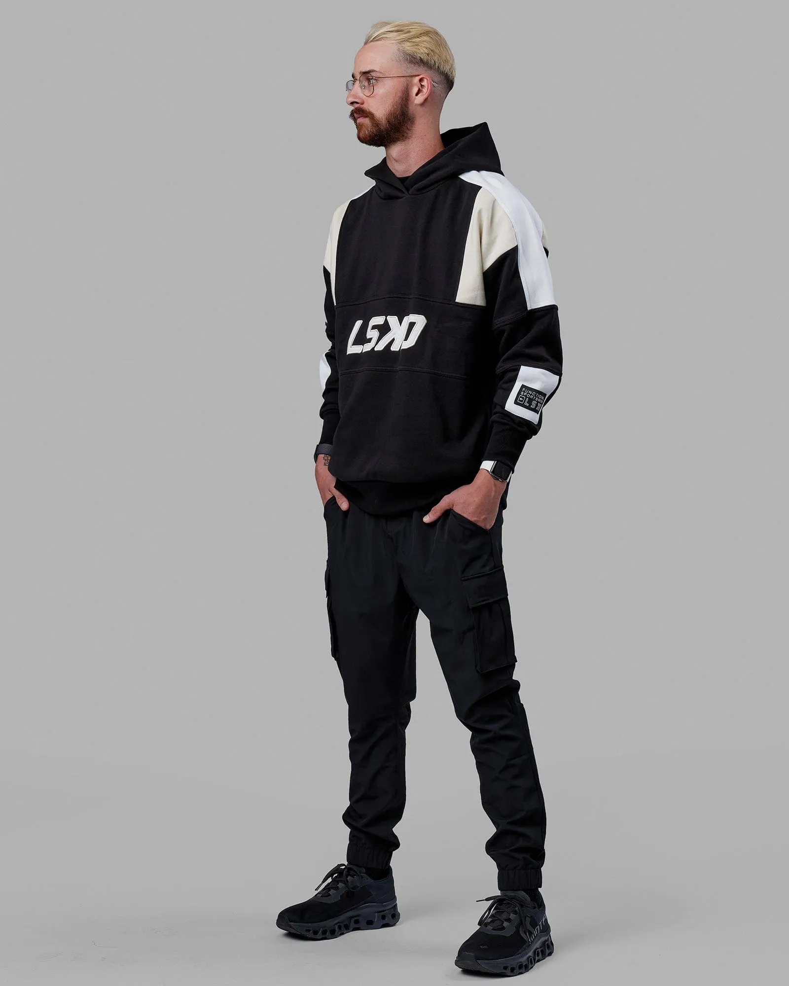 Unisex Slam Hoodie Oversize - Black-Bone sold by LSKD product image thumbnail 5