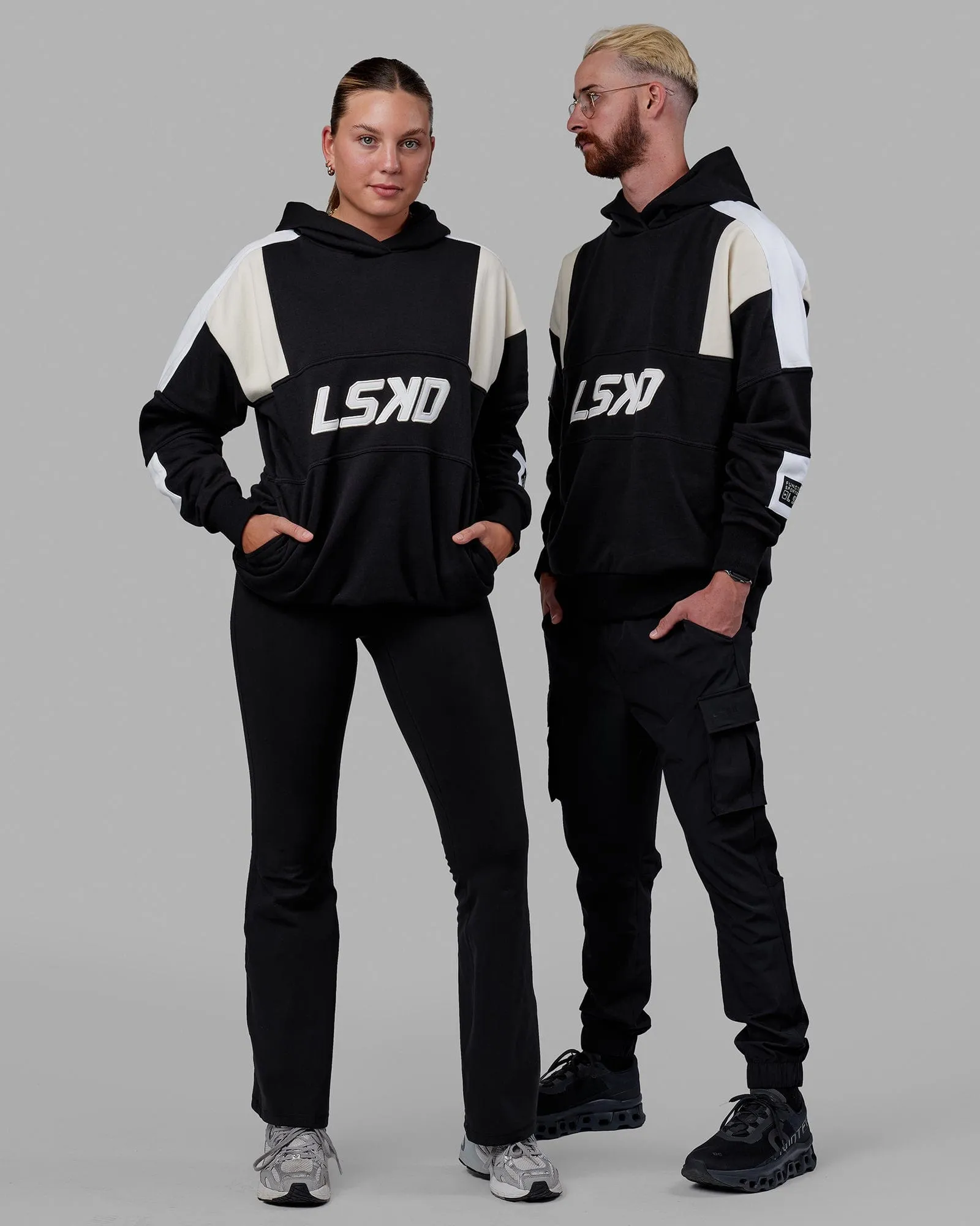 Unisex Slam Hoodie Oversize - Black-Bone sold by LSKD