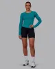 AeroFLX+ Seamless Long Sleeve Tee - Blue Bird Marl sold by LSKD