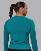 AeroFLX+ Seamless Long Sleeve Tee - Blue Bird Marl sold by LSKD