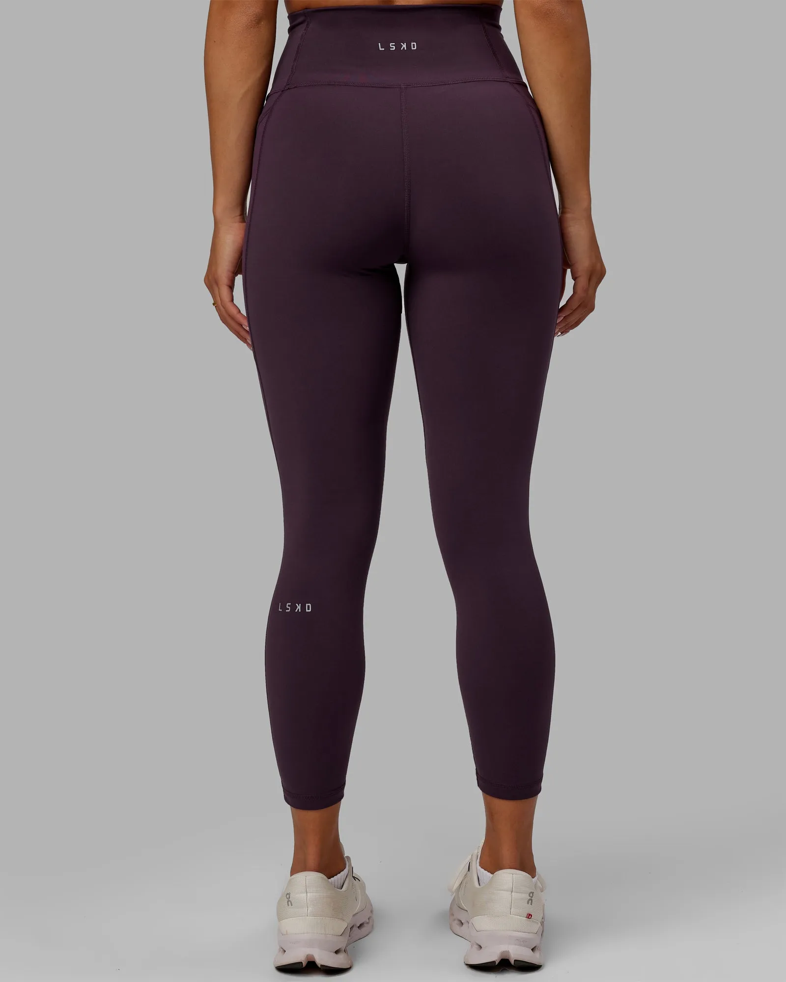 Fusion 7/8 Length Tights - Midnight Plum sold by LSKD product image thumbnail 4