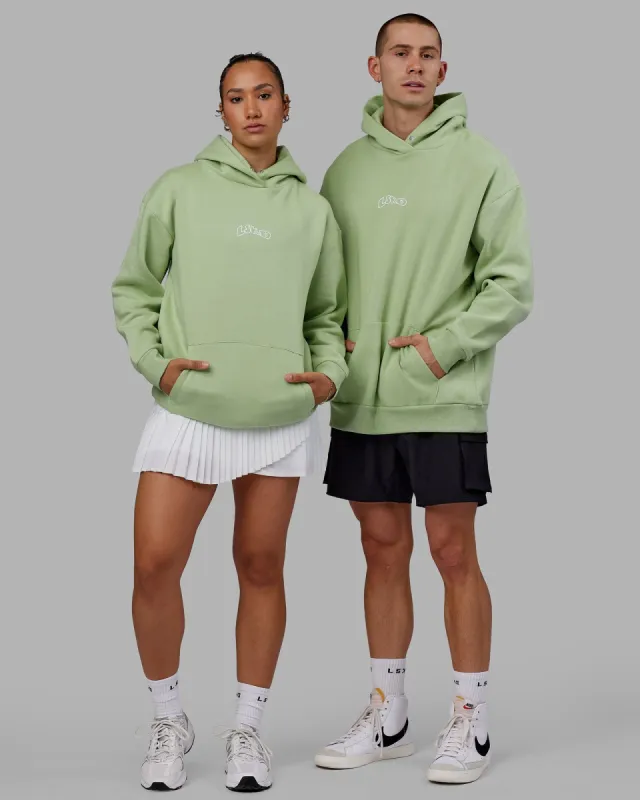 Unisex Mad Happy Hoodie Oversize - Green Fig sold by LSKD