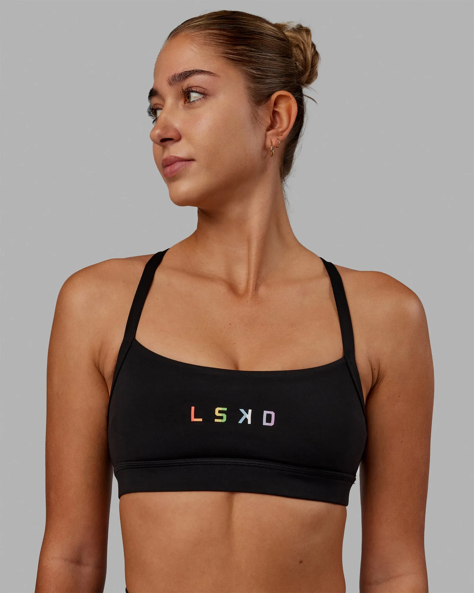 Momentum Sports Bra - Pride-Black sold by LSKD product image thumbnail 4