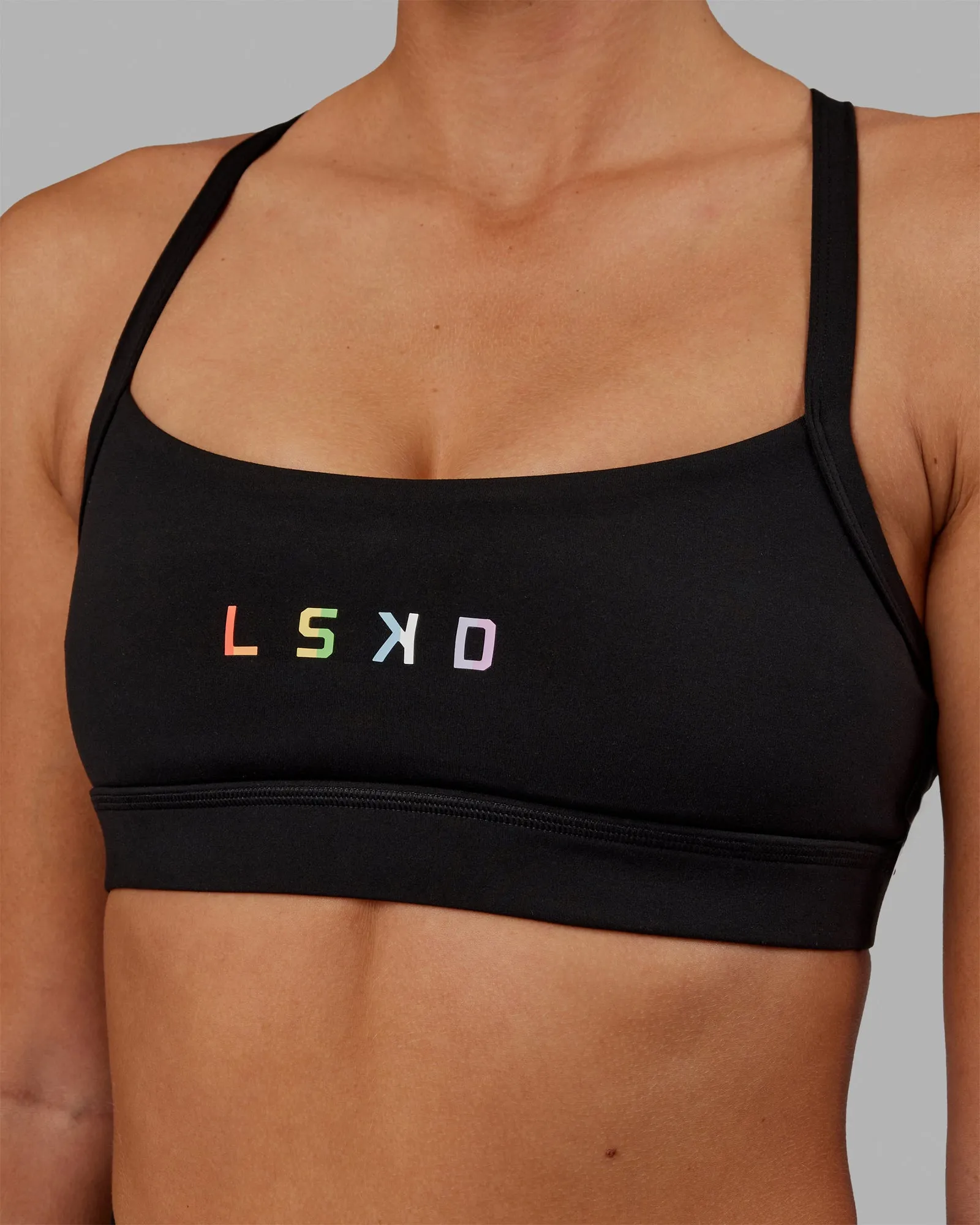 Momentum Sports Bra - Pride-Black sold by LSKD