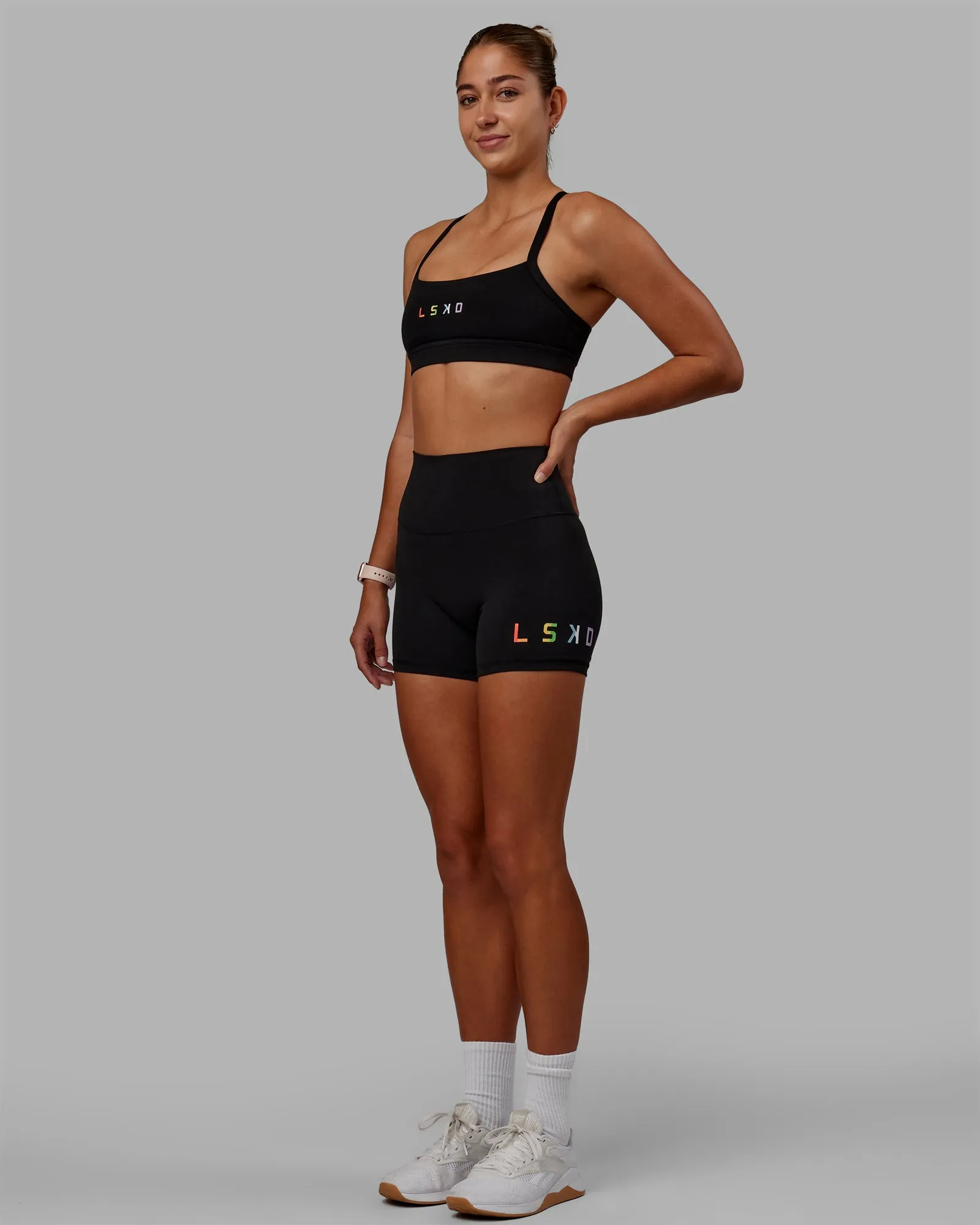 Momentum Sports Bra - Pride-Black sold by LSKD product image thumbnail 5