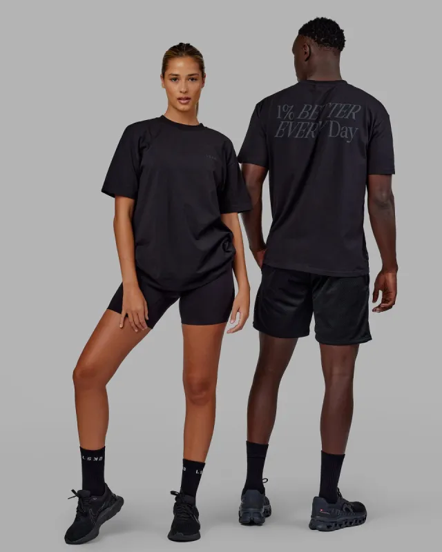 VS6 FLXCotton Tee Oversize - Triple Black sold by LSKD