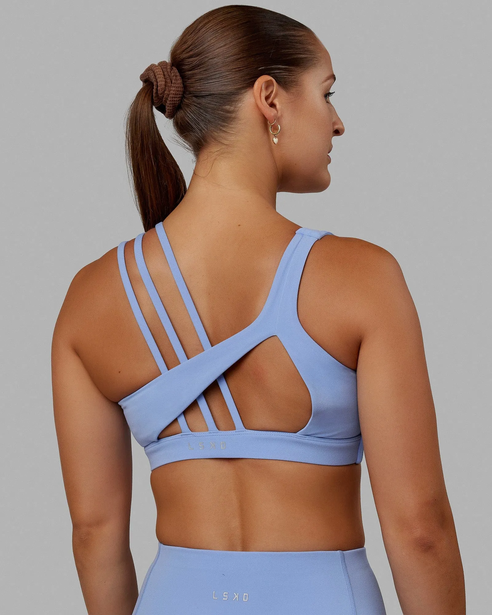 Galvanise Sports Bra - Arctic Blue sold by LSKD product image thumbnail 4