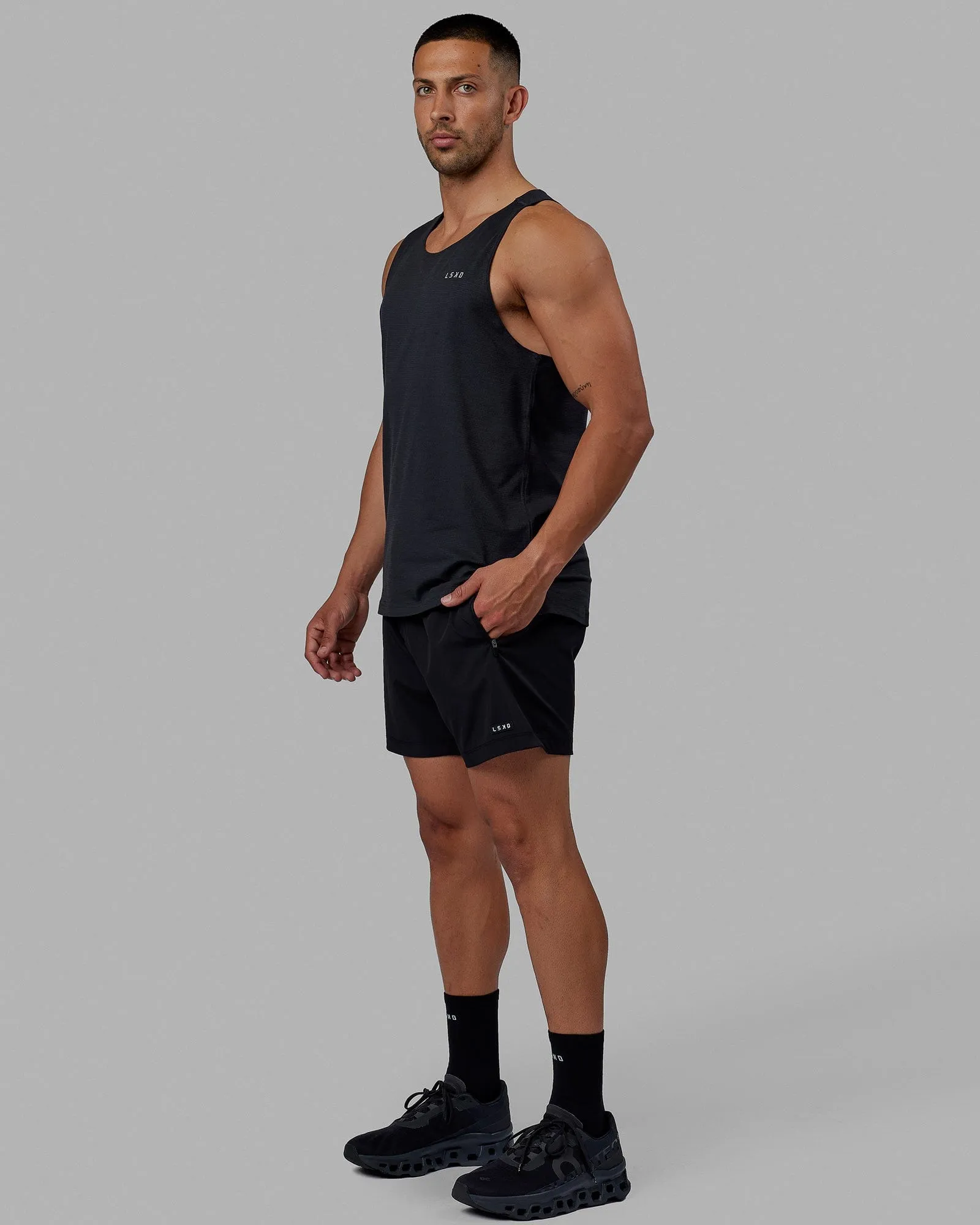 Rep 5" Performance Short - Black sold by LSKD product image thumbnail 5